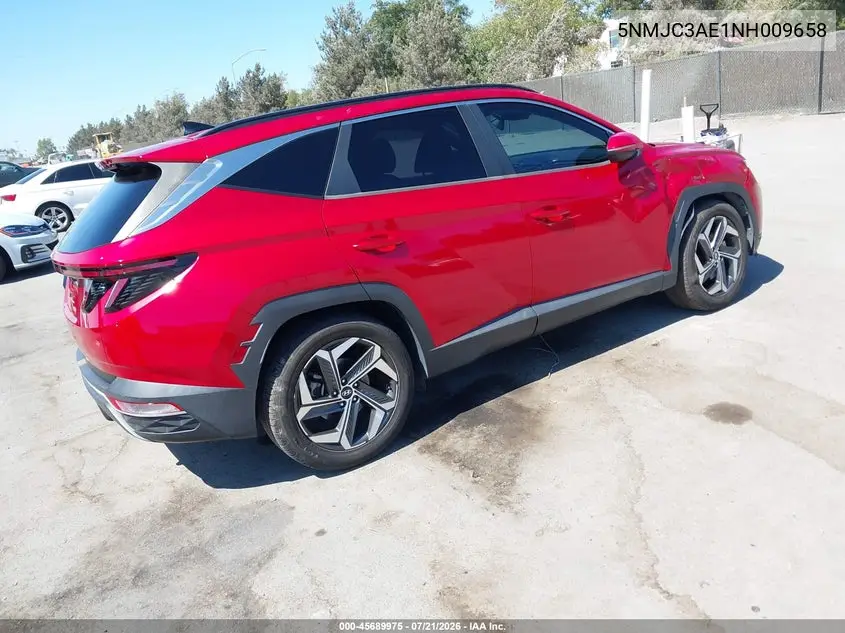 2022 Hyundai Tucson Sel VIN: 5NMJC3AE1NH009658 Lot: 45689975