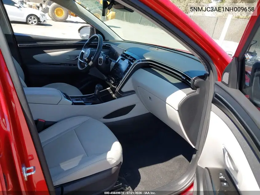 2022 Hyundai Tucson Sel VIN: 5NMJC3AE1NH009658 Lot: 45689975