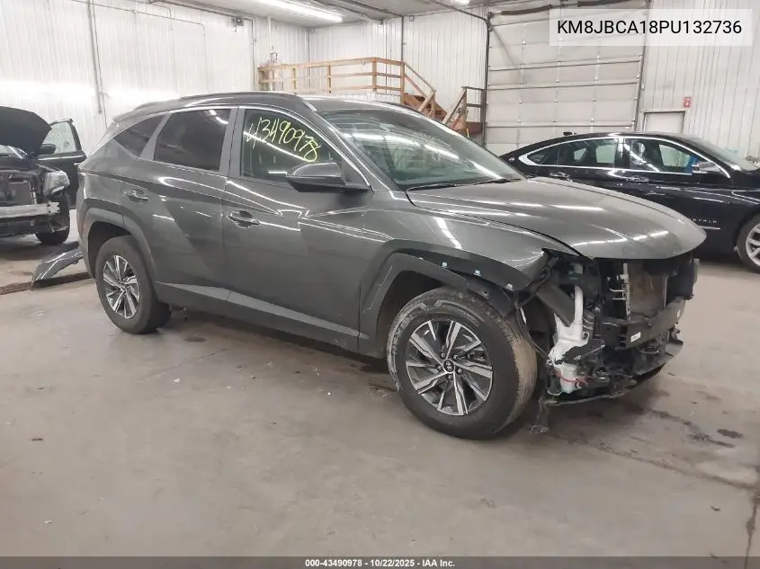 KM8JBCA18PU132736 2023 Hyundai Tucson Hybrid Blue