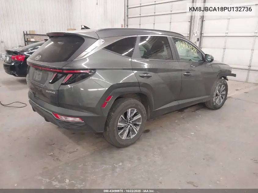 KM8JBCA18PU132736 2023 Hyundai Tucson Hybrid Blue