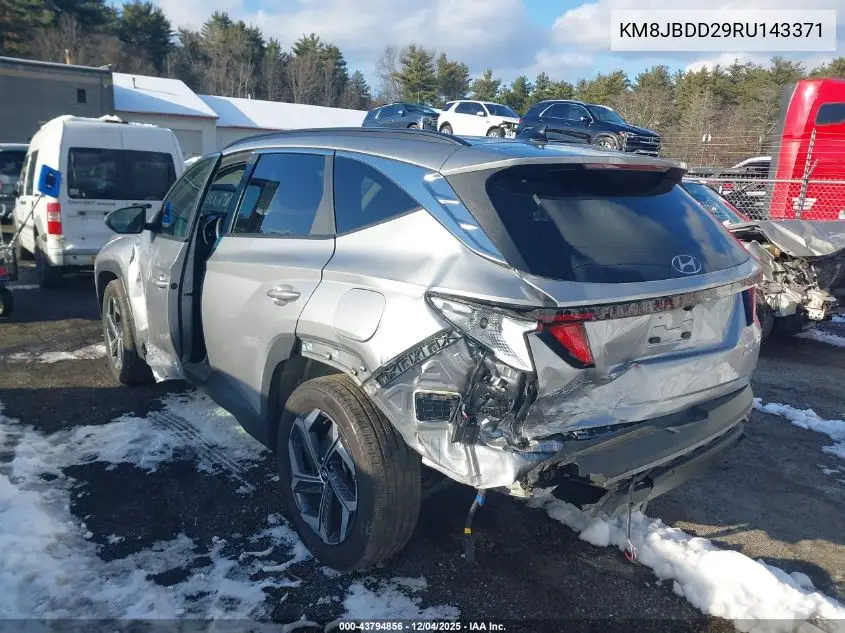KM8JBDD29RU143371 2024 Hyundai Tucson Plug-In Hybrid Sel