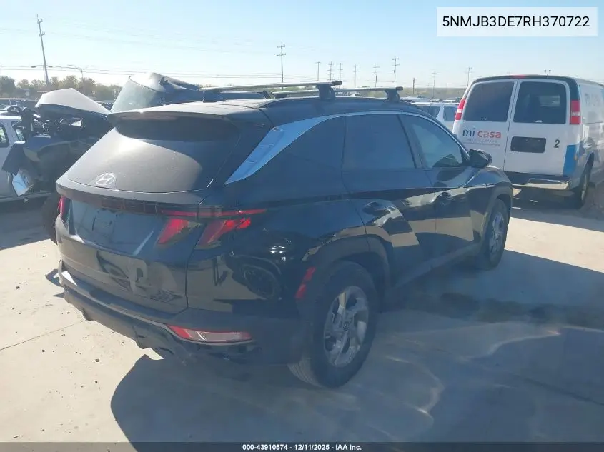5NMJB3DE7RH370722 2024 Hyundai Tucson Sel