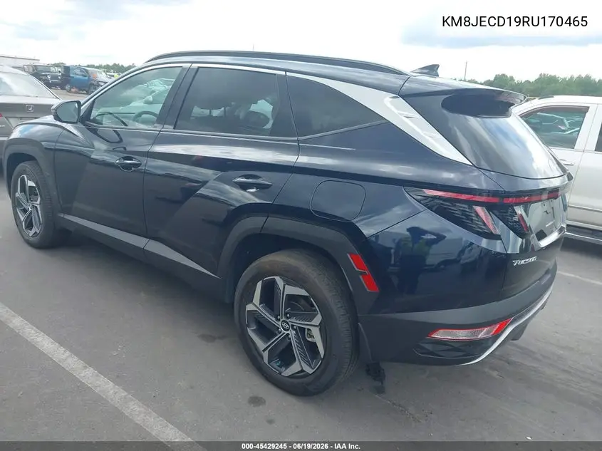 2024 Hyundai Tucson Hybrid Limited VIN: KM8JECD19RU170465 Lot: 45429245