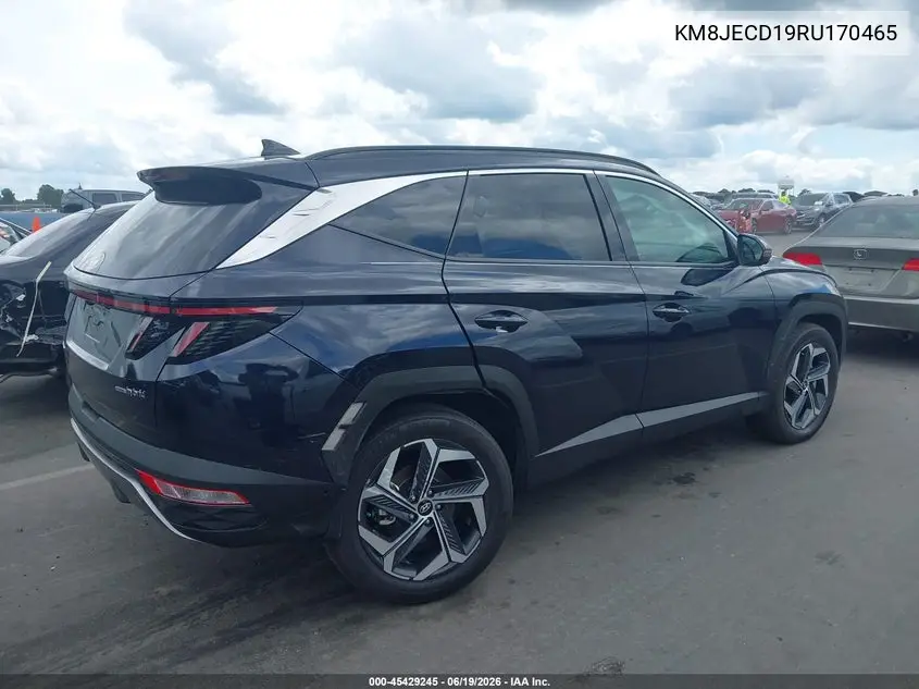 2024 Hyundai Tucson Hybrid Limited VIN: KM8JECD19RU170465 Lot: 45429245