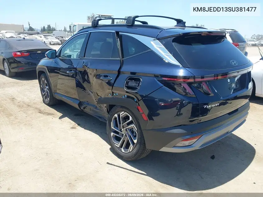 2025 Hyundai Tucson Hybrid Limited VIN: KM8JEDD13SU381477 Lot: 45335372
