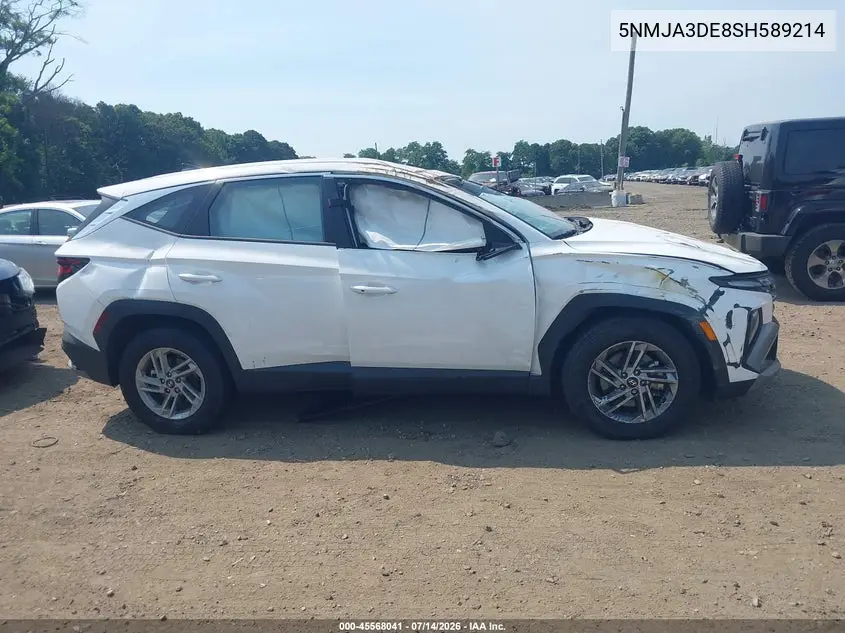 2025 Hyundai Tucson Se VIN: 5NMJA3DE8SH589214 Lot: 45568041