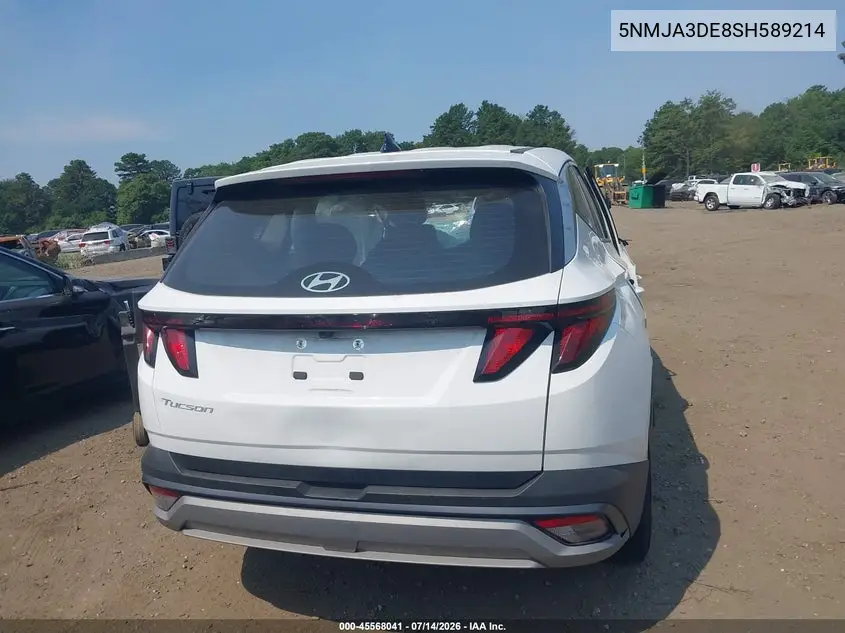 2025 Hyundai Tucson Se VIN: 5NMJA3DE8SH589214 Lot: 45568041