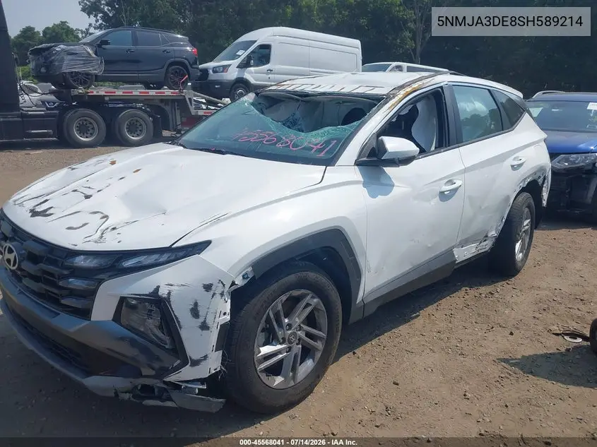 2025 Hyundai Tucson Se VIN: 5NMJA3DE8SH589214 Lot: 45568041