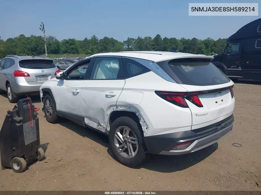 2025 Hyundai Tucson Se VIN: 5NMJA3DE8SH589214 Lot: 45568041