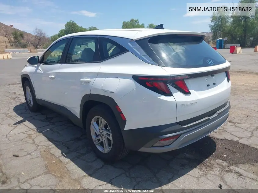 2025 Hyundai Tucson Se VIN: 5NMJA3DE1SH518632 Lot: 45652926