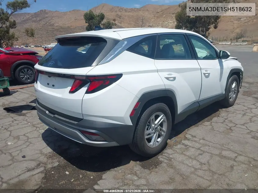 2025 Hyundai Tucson Se VIN: 5NMJA3DE1SH518632 Lot: 45652926