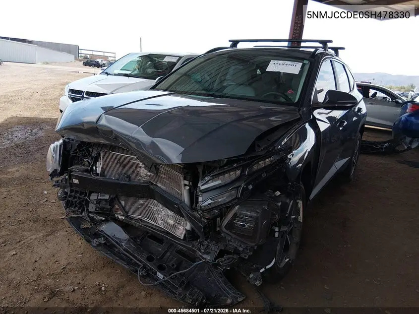 2025 Hyundai Tucson Sel Convenience VIN: 5NMJCCDE0SH478330 Lot: 45684501