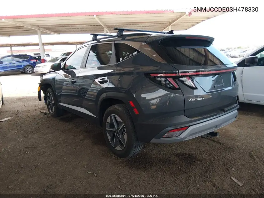 2025 Hyundai Tucson Sel Convenience VIN: 5NMJCCDE0SH478330 Lot: 45684501