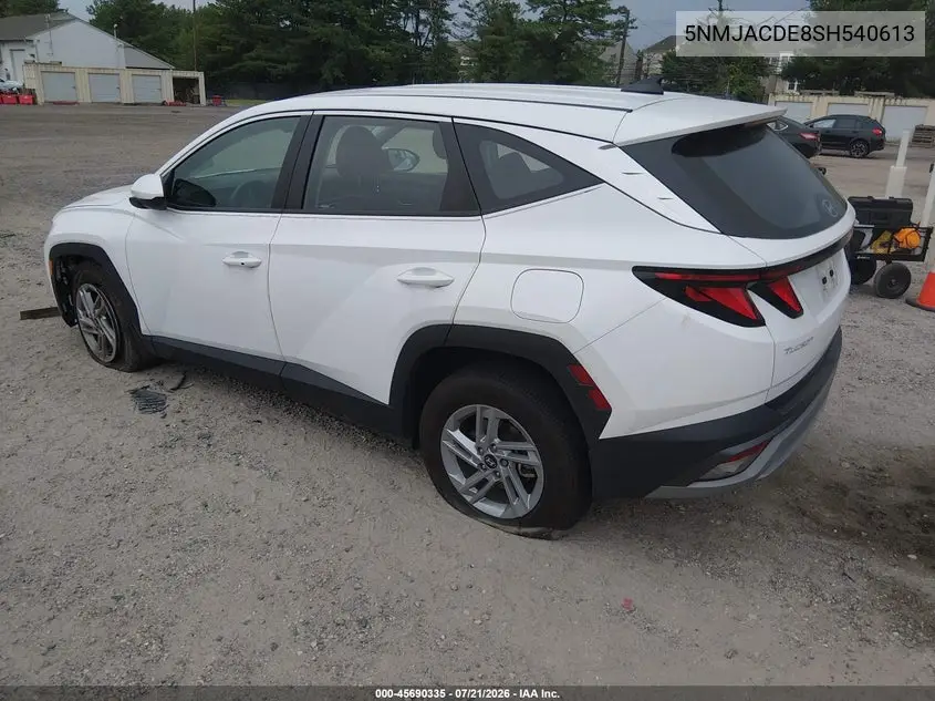 2025 Hyundai Tucson Se VIN: 5NMJACDE8SH540613 Lot: 45690335