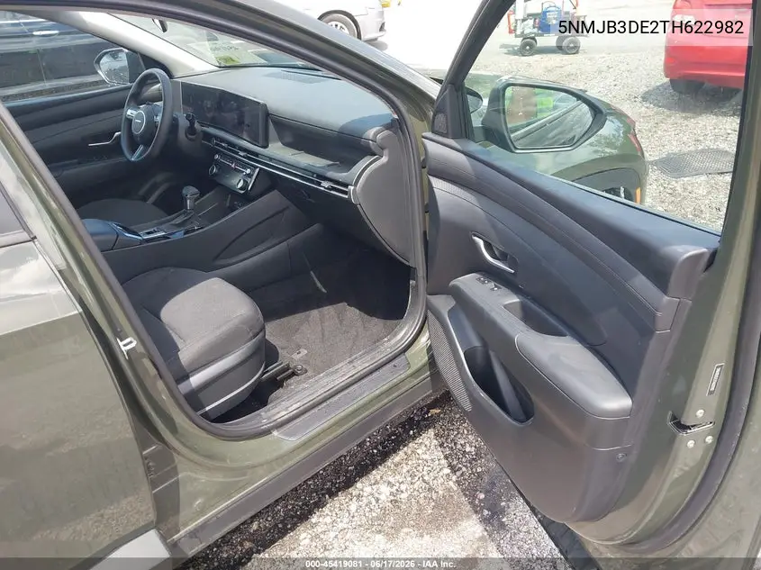 2026 Hyundai Tucson Sel VIN: 5NMJB3DE2TH622982 Lot: 45419081