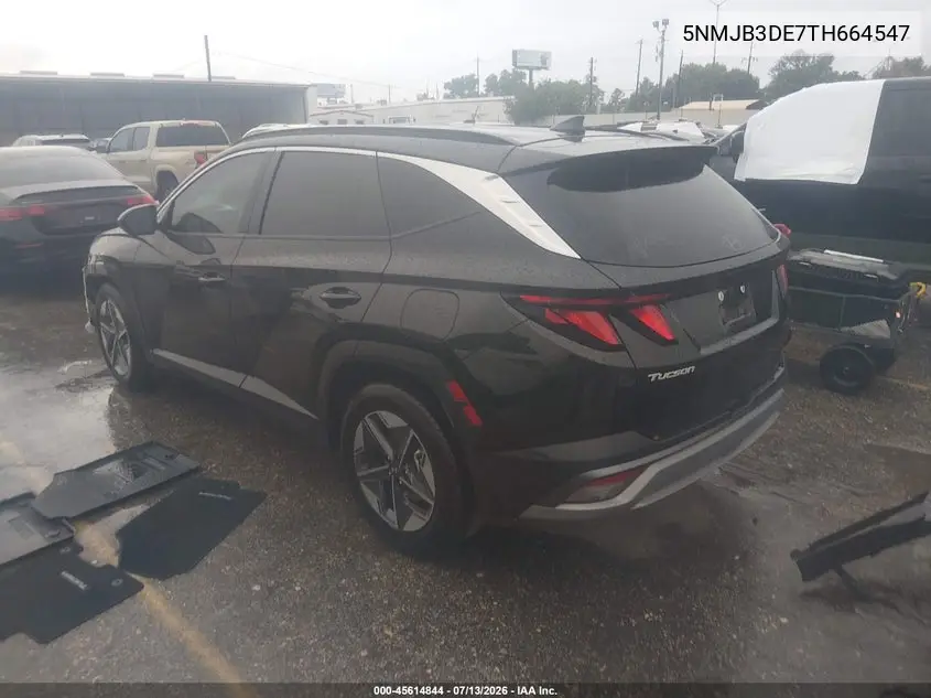 2026 Hyundai Tucson Sel VIN: 5NMJB3DE7TH664547 Lot: 45614844