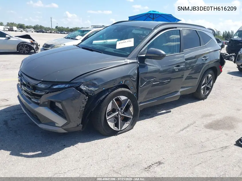 2026 Hyundai Tucson Sel VIN: 5NMJB3DE0TH616209 Lot: 45681396
