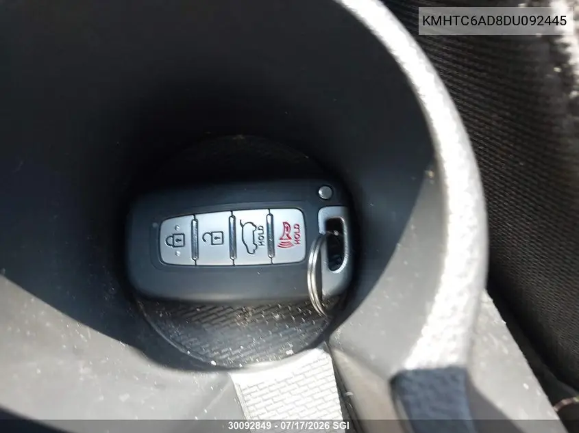 2013 Hyundai Veloster VIN: KMHTC6AD8DU092445 Lot: 30092849