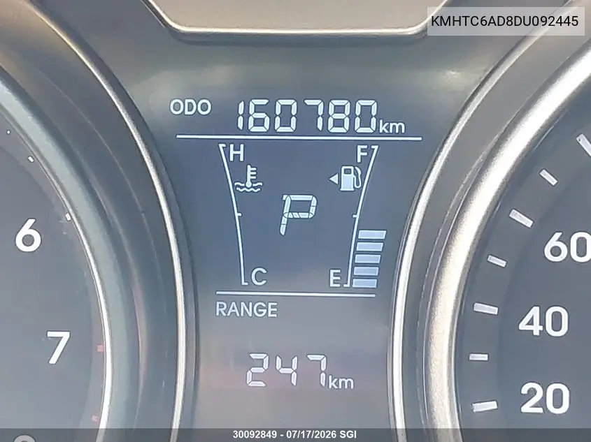 2013 Hyundai Veloster VIN: KMHTC6AD8DU092445 Lot: 30092849