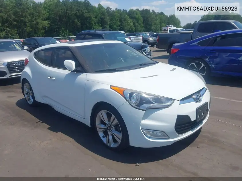 2013 Hyundai Veloster VIN: KMHTC6ADXDU156923 Lot: 45373291