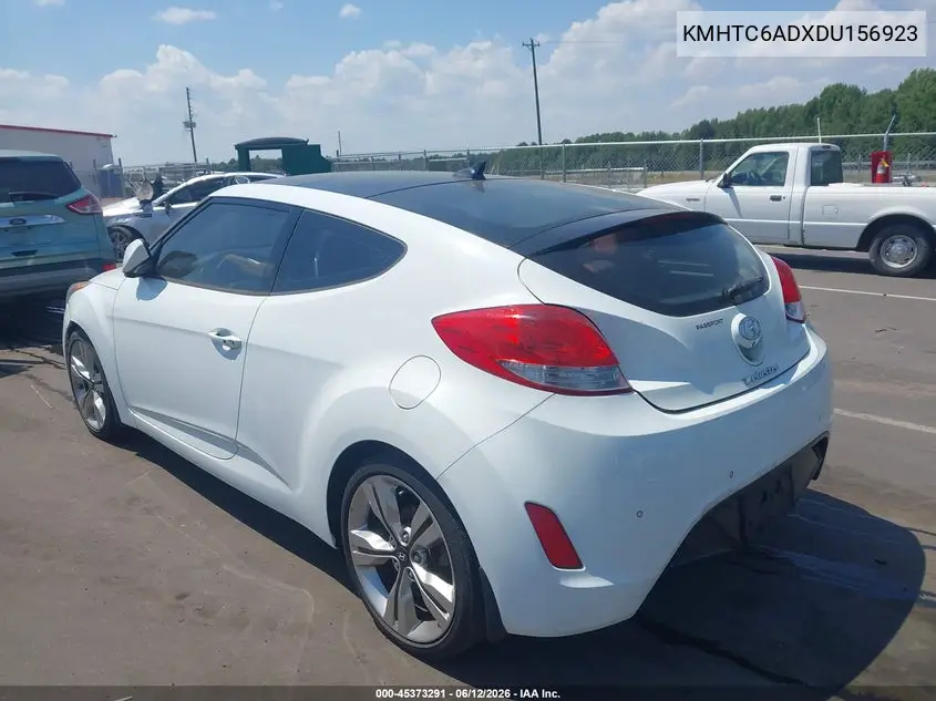 2013 Hyundai Veloster VIN: KMHTC6ADXDU156923 Lot: 45373291