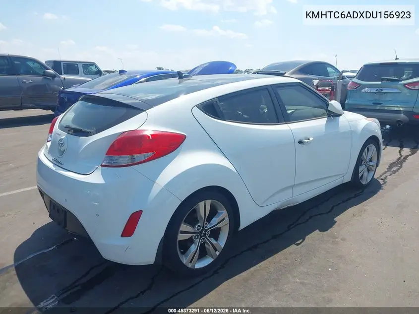 2013 Hyundai Veloster VIN: KMHTC6ADXDU156923 Lot: 45373291