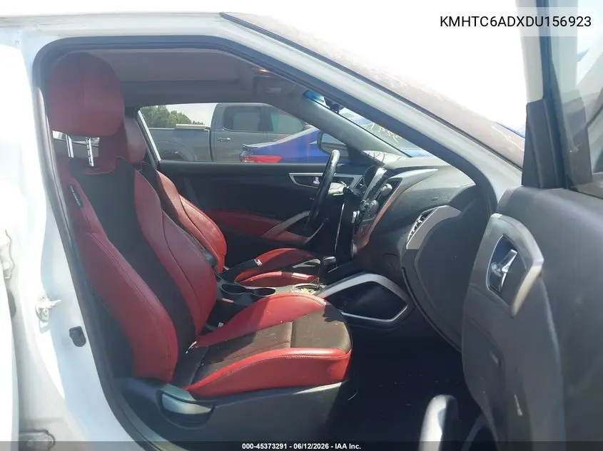 2013 Hyundai Veloster VIN: KMHTC6ADXDU156923 Lot: 45373291