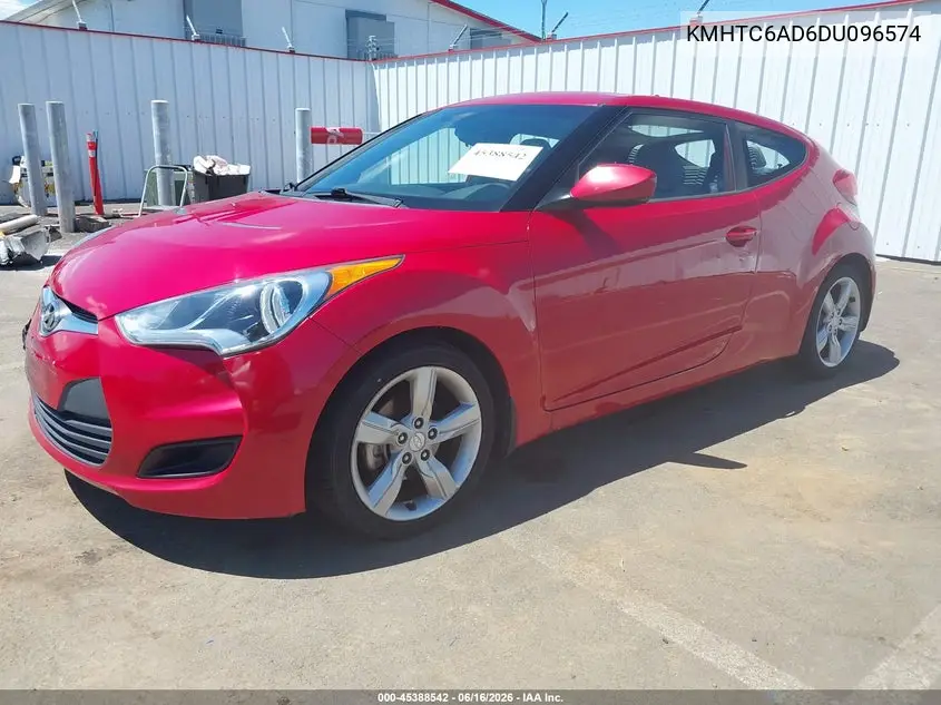 2013 Hyundai Veloster Base W/Gray VIN: KMHTC6AD6DU096574 Lot: 45388542