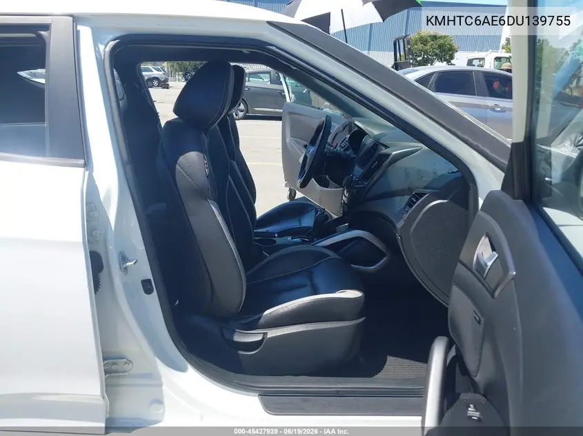 2013 Hyundai Veloster Turbo W/Black VIN: KMHTC6AE6DU139755 Lot: 45427939