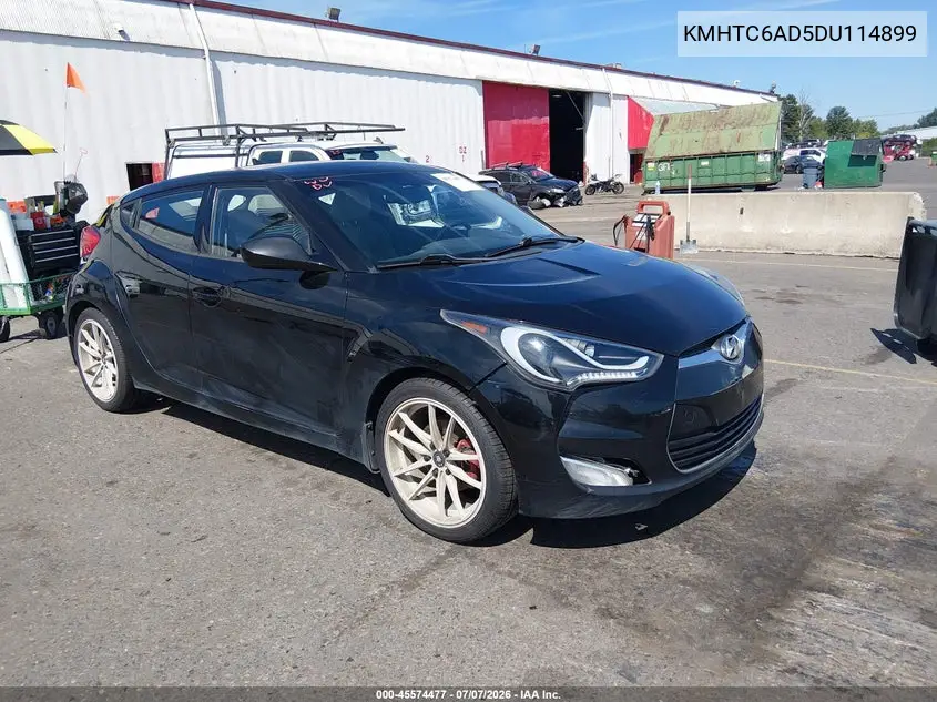2013 Hyundai Veloster Base W/Gray VIN: KMHTC6AD5DU114899 Lot: 45574477