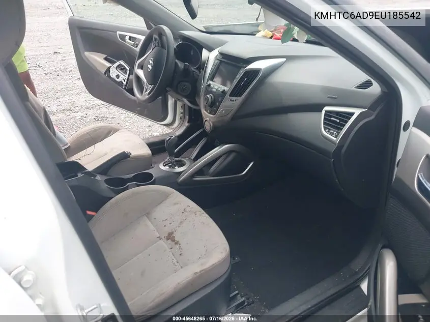 2014 Hyundai Veloster Base W/Gray VIN: KMHTC6AD9EU185542 Lot: 45648265