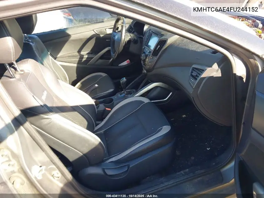 KMHTC6AE4FU244152 2015 Hyundai Veloster Turbo