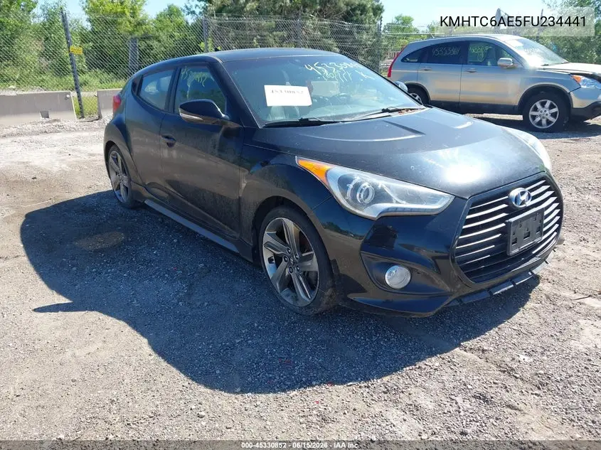 2015 Hyundai Veloster Turbo VIN: KMHTC6AE5FU234441 Lot: 45330852