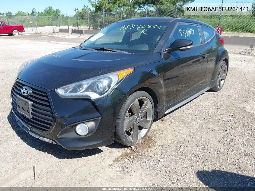2015 Hyundai Veloster Turbo VIN: KMHTC6AE5FU234441 Lot: 45330852