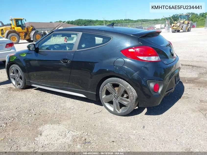 2015 Hyundai Veloster Turbo VIN: KMHTC6AE5FU234441 Lot: 45330852
