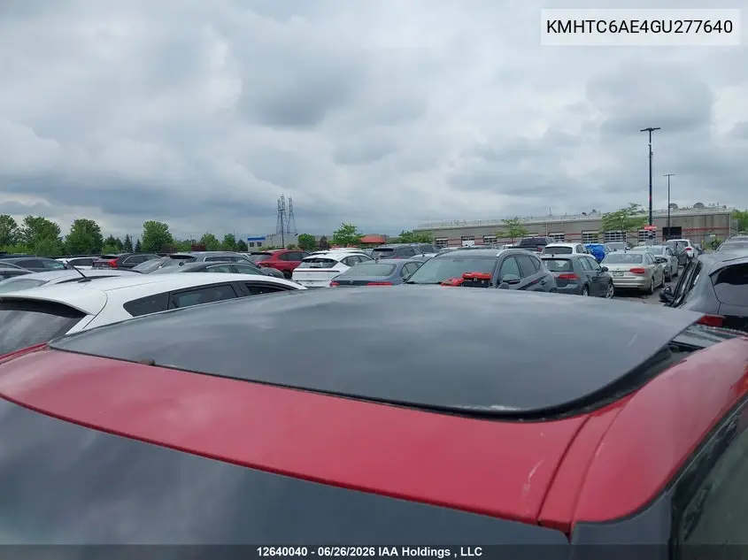 2016 Hyundai Veloster Turbo VIN: KMHTC6AE4GU277640 Lot: 12640040x