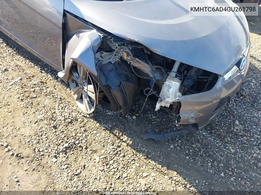 2016 Hyundai Veloster VIN: KMHTC6AD4GU261798 Lot: 45403519
