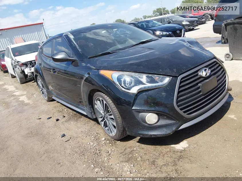 2016 Hyundai Veloster Turbo R-Spec VIN: KMHTC6AE9GU252717 Lot: 45410983