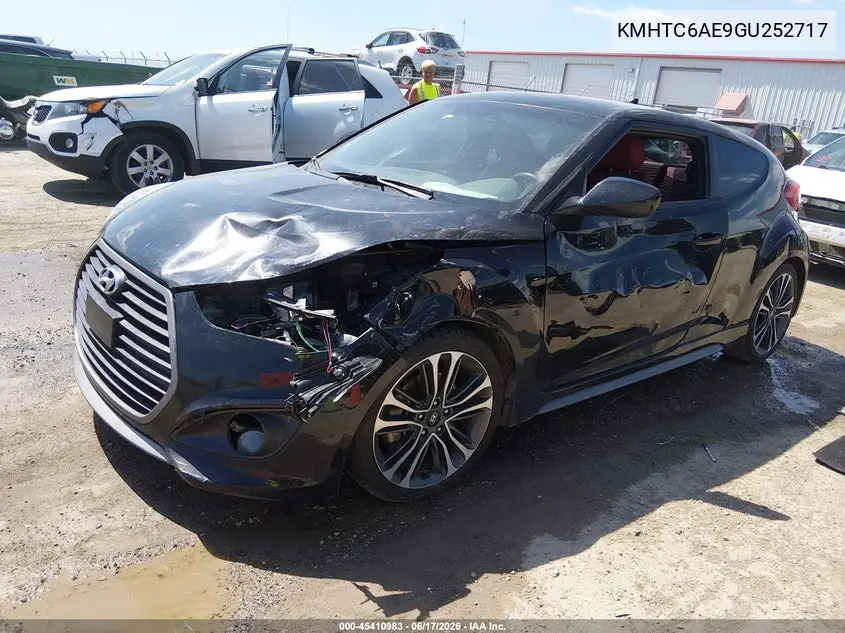2016 Hyundai Veloster Turbo R-Spec VIN: KMHTC6AE9GU252717 Lot: 45410983