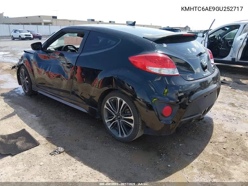 2016 Hyundai Veloster Turbo R-Spec VIN: KMHTC6AE9GU252717 Lot: 45410983
