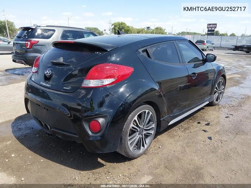 2016 Hyundai Veloster Turbo R-Spec VIN: KMHTC6AE9GU252717 Lot: 45410983