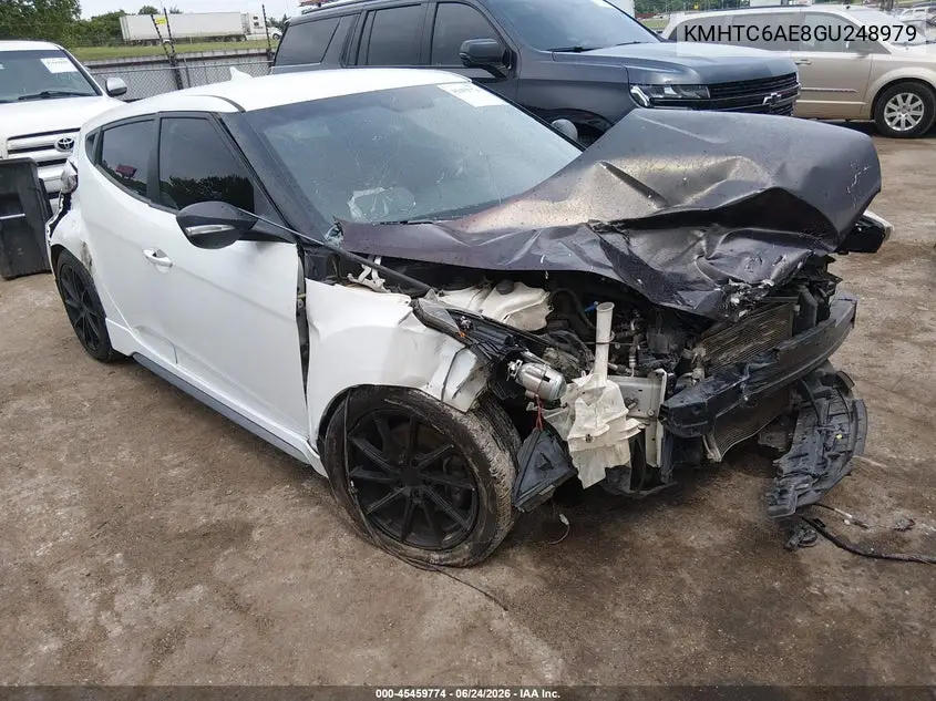 2016 Hyundai Veloster Turbo VIN: KMHTC6AE8GU248979 Lot: 45459774