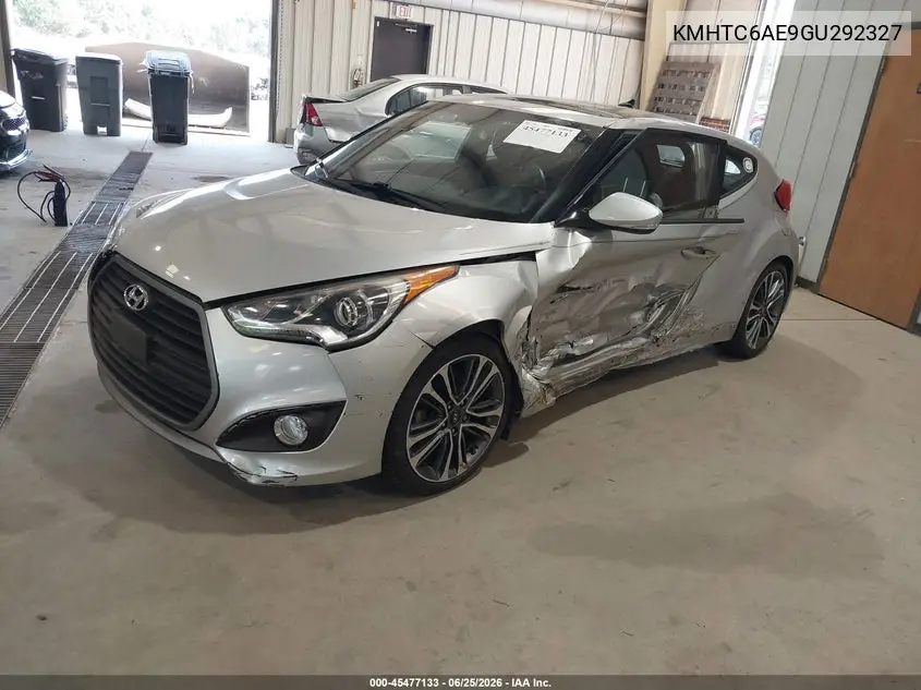 2016 Hyundai Veloster Turbo VIN: KMHTC6AE9GU292327 Lot: 45477133