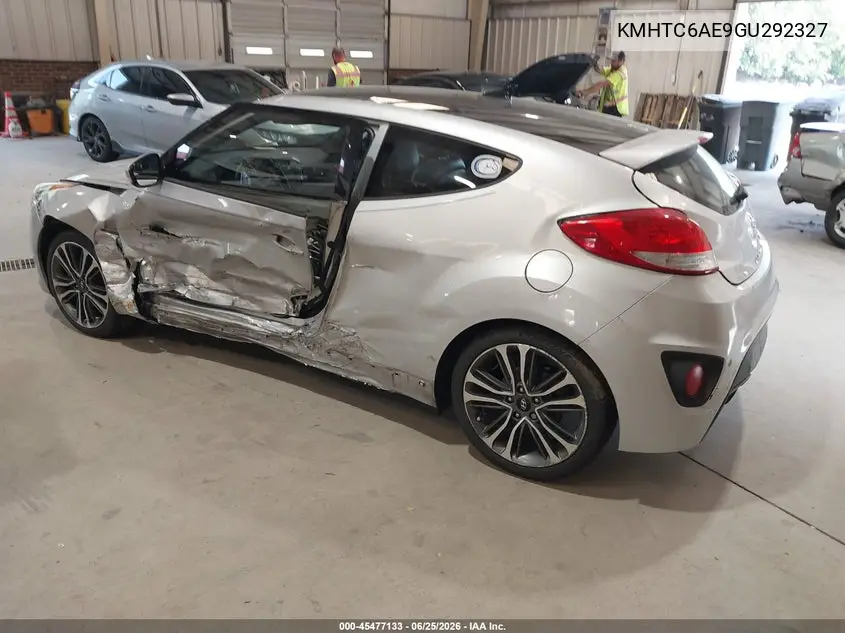 2016 Hyundai Veloster Turbo VIN: KMHTC6AE9GU292327 Lot: 45477133