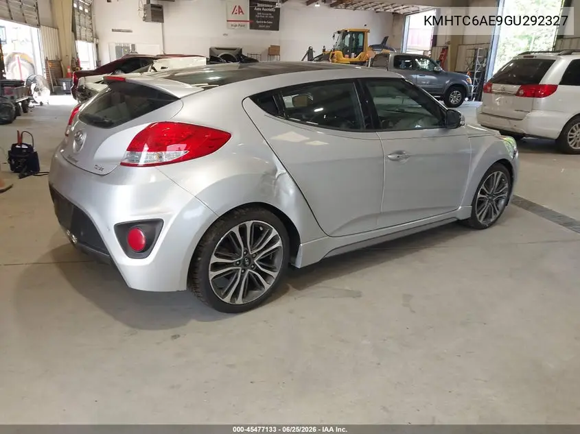 2016 Hyundai Veloster Turbo VIN: KMHTC6AE9GU292327 Lot: 45477133