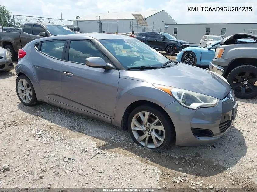 2016 Hyundai Veloster VIN: KMHTC6AD9GU284235 Lot: 45501405