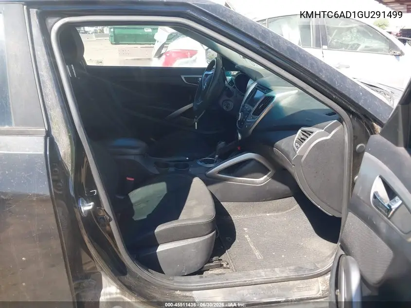2016 Hyundai Veloster VIN: KMHTC6AD1GU291499 Lot: 45511436