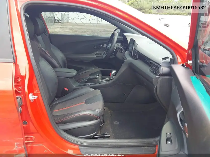 KMHTH6AB4KU015682 2019 Hyundai Veloster Turbo