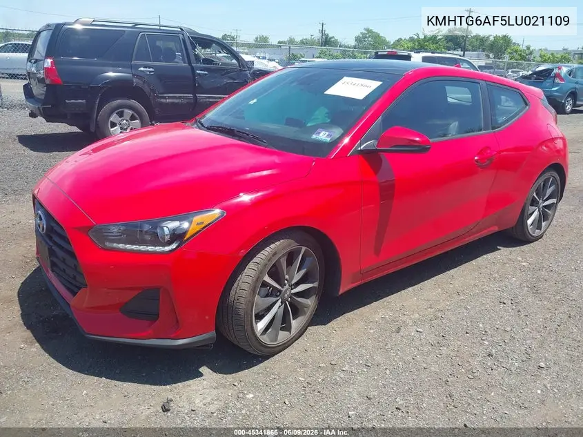2020 Hyundai Veloster 2.0 Premium VIN: KMHTG6AF5LU021109 Lot: 45341866