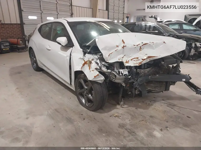 2020 Hyundai Veloster 2.0 VIN: KMHTG6AF7LU023556 Lot: 45365988